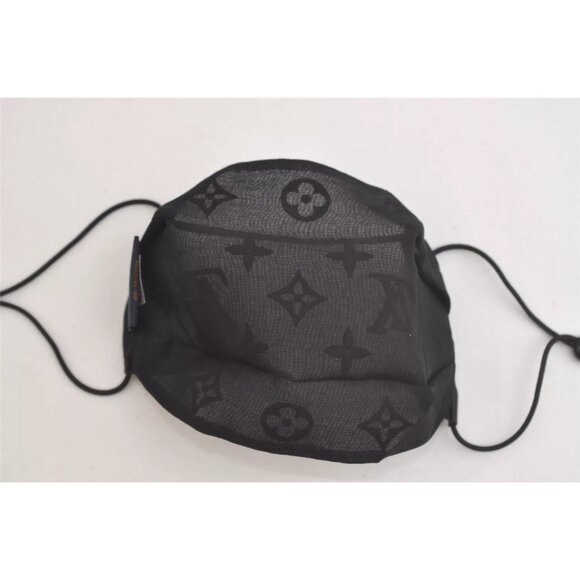 VVIP $1299 Authentic LOUIS VUITTON Made in ITALY Unisex Black Face Mask JAPAN - Picture 3 of 12